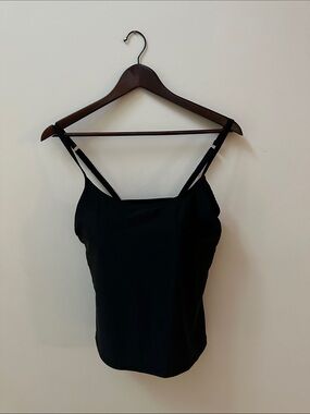 Essential Black Spaghetti-Strap Camisole
